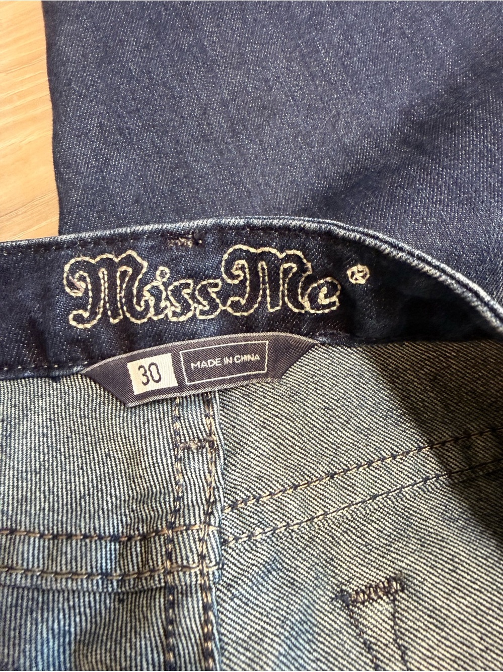 MISS ME “NICOLE” 5 pocket low rise skinny jeans. Size 30/10 - Picture 3 of 4